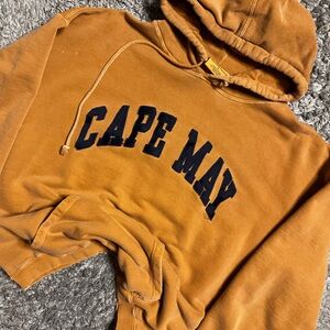 Cape May Mustard Hooded Sweatshirt
